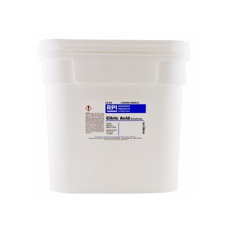 Rpi Citric Acid Anhydrous, 25 KG C34500-25000.0